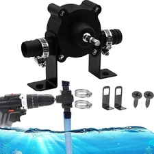 Home Electric Drill Drive Self Priming Pump Water Oil Fluid Transfer Pumps Tools
