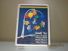 VINTAGE 1980 DOLLY TOY RAGGEDY ANN  ANDY MUSICAL MOBILE 613- NEW OLD STOCK