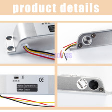 DC12V Fail Safe NC Electric Drop Bolt Lock Access Control Electronic Mortise Doo