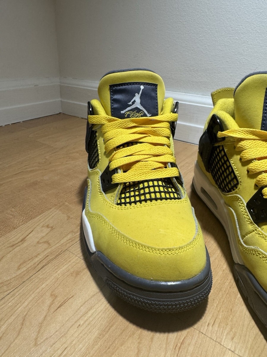 Air Jordan 4 イエロー シューズ 2021 Nike Air Jordan 4 IV Retro size 14 Lightning Yellow