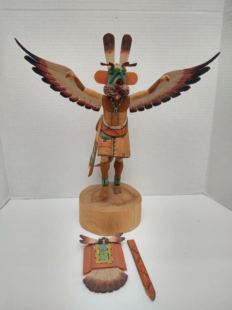 Beautiful Native American Hopi Eagle Kachina Doll By Coolidge Roy Jr | eBay