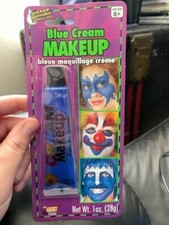 Forum Novelties Blue Cream Color Halloween Makeup 1oz. New 