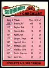 1977 Topps Football Seahawks . Seattle Seahawks #226