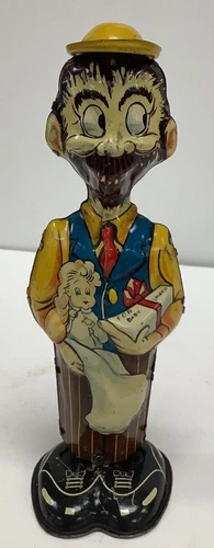 Louis Marx BO Plenty Walker Tin Wind Up Toy 1930s