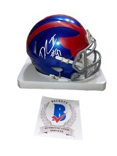 Dexter Lawrence Signed Mini Helmet New York Giants Auto Autographed Beckett COA