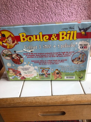 Boule & Bill coffret 3 DVD + peluche neuf sous blister VF - Photo 3/4