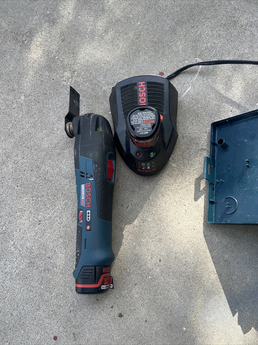 BOSCH PS50 12V Max Li Ion Multi X Oscillating Tool Set Attachments