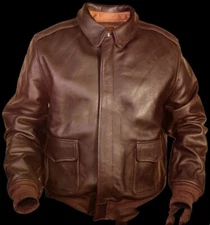 Men Retro PU Leather Bomber Jacket Loose Flying Casual Motorcycle Jacket XS-4XL