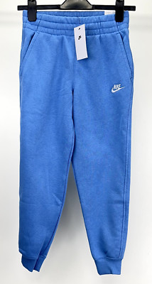 Nike Classic Logo Junior Jogginghose, Junior Jungen Jogginghose Gr. Medium, Blau, Neu