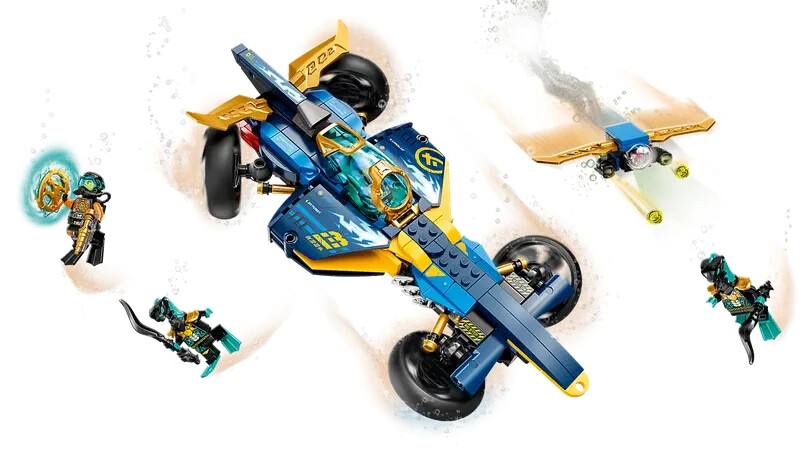 Lego Ninja Sub Speeder 71752 NINJAGO Minifigure Building Set | eBay