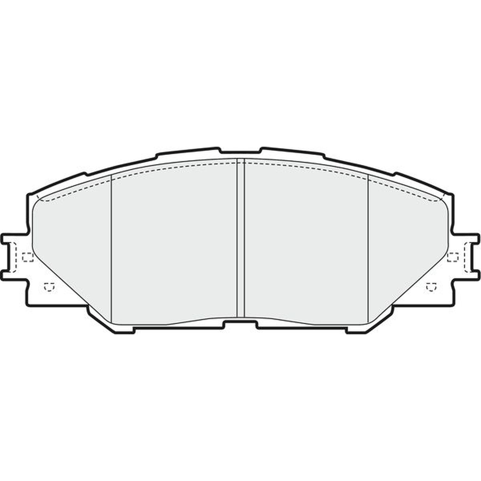 Apec Blue Brake Pads - Front PD3231 - For Toyota Auris Mirai Prius+ RAV-4