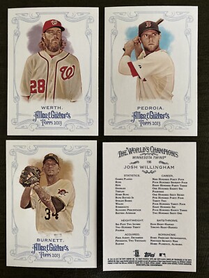 ( U SELECT CARDS ) 2013 Topps Allen & Ginter's Singles 1-200  