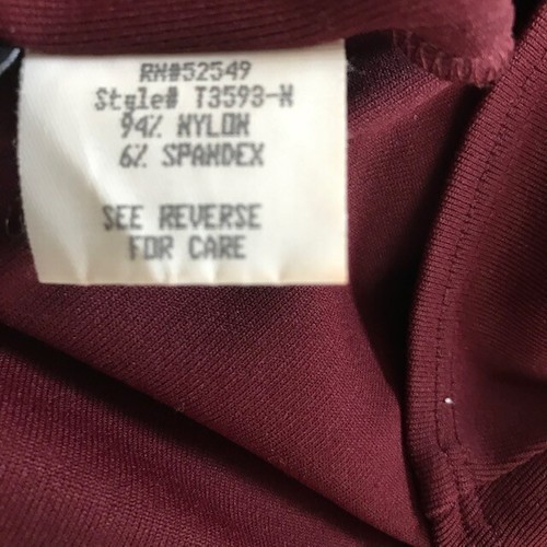Laundry by Shelli Segal Women's Cap Sleeve Burgundy Top Size L - Picture 6 of 7