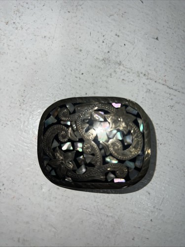 New Girls Copper Turquoise Flower Belt Buckle. F-4 - Picture 8 of 8