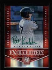 PATRICK KIVLEHAN 2012 ELITE FRANCHISE FUTURES GREEN INK ROOKIE AUTO /10 AX3145