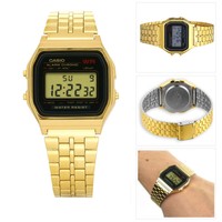 Casio A168wg-9w Unisex Gold Water Resistant Classic Digital Watch Retro Alarm Casio A168wg-9w Unisex Gold Water Resistant Classic Digital Watch Retro Alarm