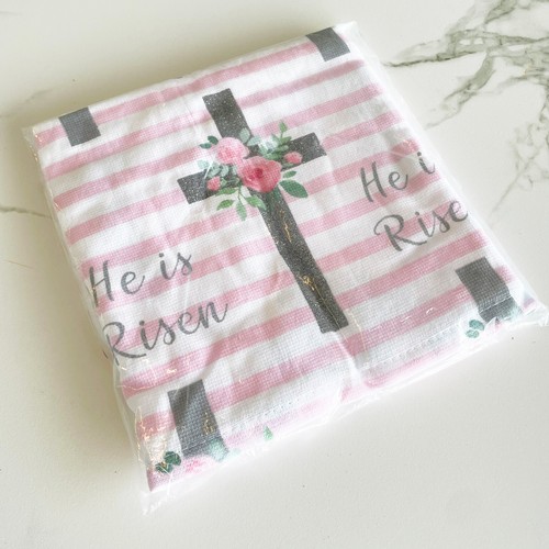 Pure Cotton Tea towels Dishcloths Cute Design Pattern Autumn Easter Christian - Picture 12 of 30
