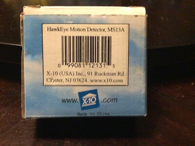 Active home X10 MS13A White Hawkeye Motion Detector