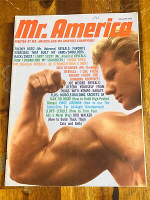 MR AMERICA bodybuilding muscle magazine DAVE DRAPER 1-65