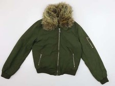 Cherry Koko Womens Green Jacket Coat Size M