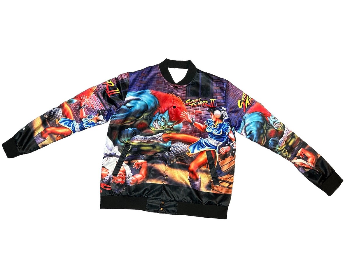 chalk line jacket Street Fighter 2 NES Aop Size XL Retro Vintage