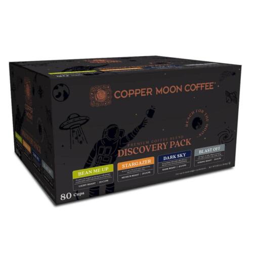 Copper Moon Single Serve Coffee Pods For Keurig K-Cup Brewers, Medium Dark 80-Pk