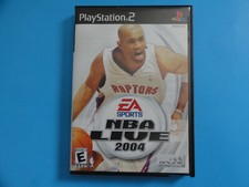 PS2 NBA LIVE 2004 - ORIGINAL COVER ART IN BLOCKBUSTER VIDEO CASE
