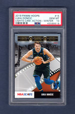 LUKA DONCIC 2019-20 PANINI HOOPS LIGHTS CAMERA ACTION WINTER PSA 10 GEM MT MAVS