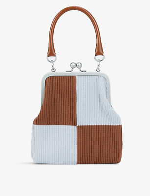 レディース nknit handle bag ブラウン