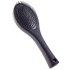 The Hair Shop Black Loop Brush - Salon Professional Grade Matted Black Brush
