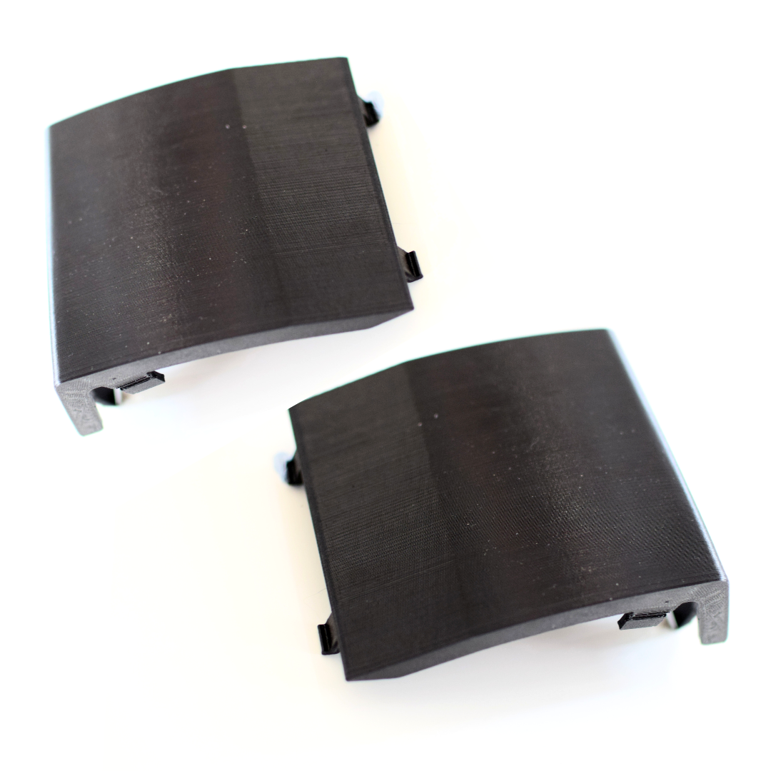 VW Lupo GTI PAIR Front Tow Eye Cover With Strap 3D Printed Volkswagen Bumper Cap