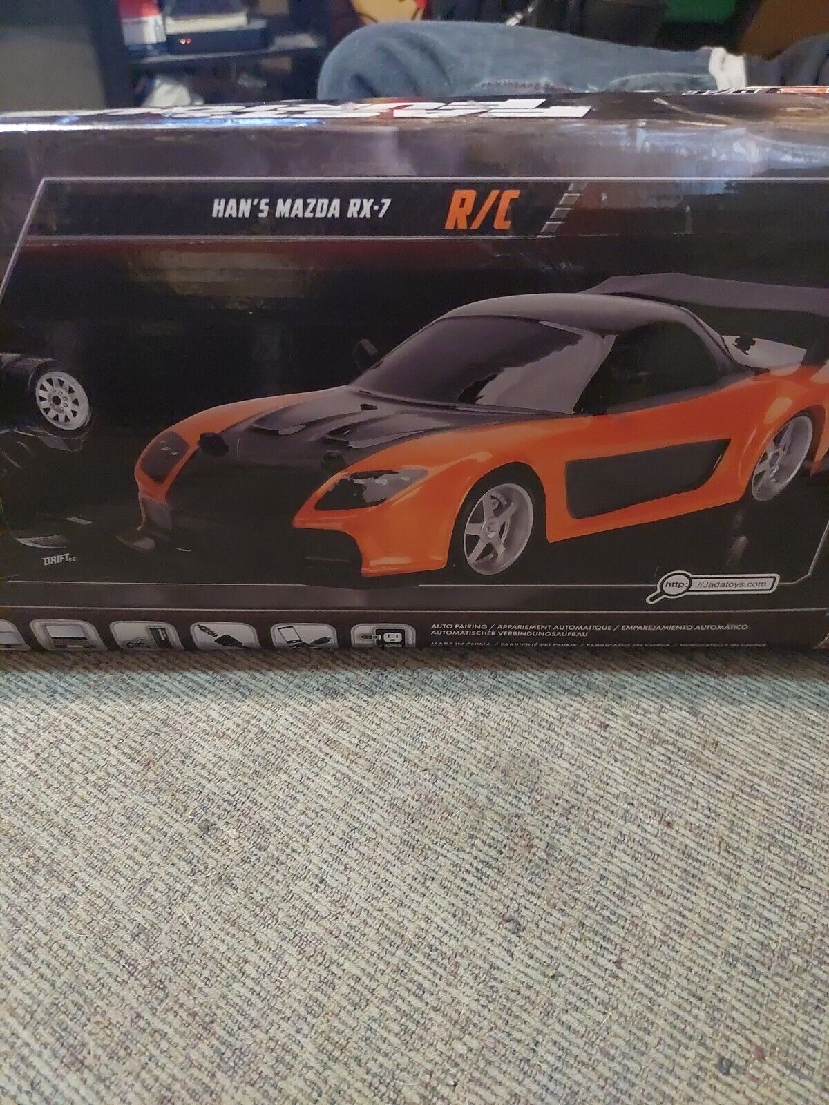 Jada Hollywood Rides RC Fast & Furious Drift Mazda RX-7 1:10 (253209001) au  meilleur prix sur