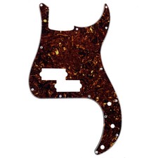 USA Spec Precision Bass P Bass Pickguard Scrach Plate Dark Tortoise 3 Ply