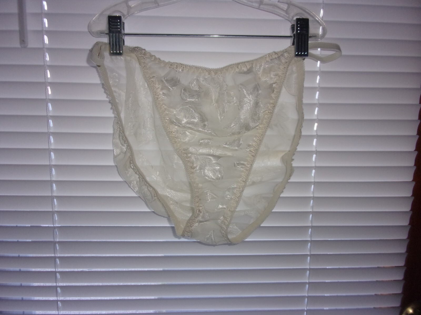 VINTAGE PANTIES XL String Bikini Sheer Single Layer Gusset eBay