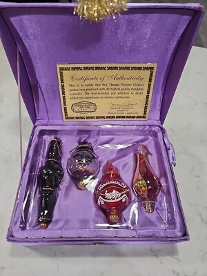 Thomas Pacconi Museum 1900-2000 Classics Blown Glass Ornaments Holiday Christmas