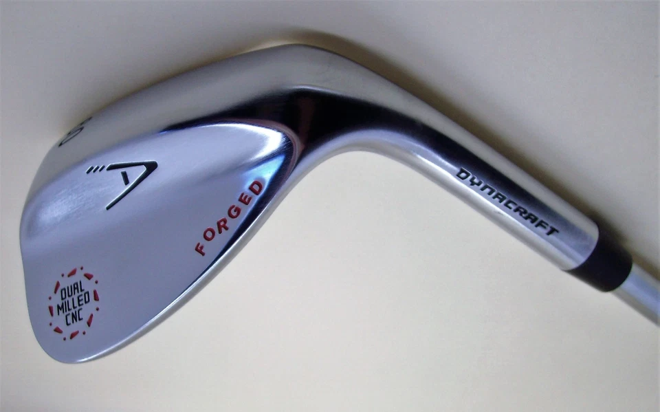 FORGED DYNACRAFT 52 DEGREE GAP WEDGE, RIFLE FLIGHTED WEDGE 6.0 SHAFT, CNC GROOVE - Image 2 of 4