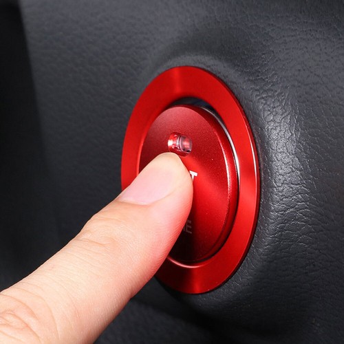 Car Start Stop Push Button Engine Ignition Ring Cover Trim Accessory For Subaru - Picture 6 of 9