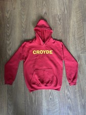 GILDAN Heavy Blend Kids Red Lifeguard Croyde Hoodie Medium Size