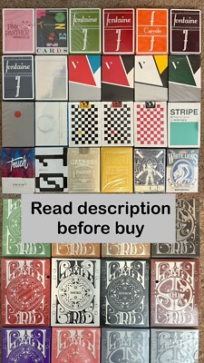 12 Mystery Deck playing Cards (One Brick)Fontaine, Anyone Davidblaine,Virtuoso
