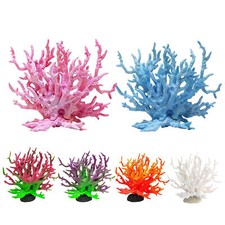 Artificial Coral Ornament Resin Fish Tank Plant Aquarium Landscape Decoration