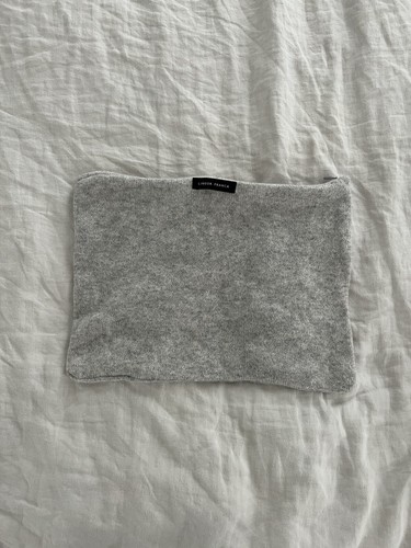 LINGUA FRANCA Cashmere Travel Pouch Bag