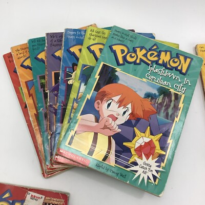 Original 1999 Pokemon Book Set 1-13 + Handbooks & Guides, Pikachus