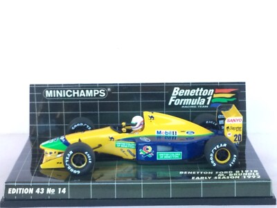 Minichamps Benetton B191B Michael Schumacher Début De Saison 1992 1/18