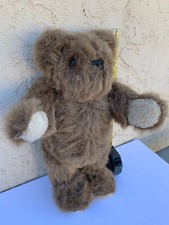 Vintage Teddy Bear Plush With Internal Wind Up Mechanical Music Baby Lullaby 14"