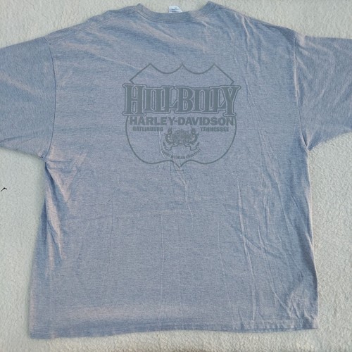 Harley Davidson Y2K Hillbilly Pocket T Shirt Mens Size 3xl Gray Eagle 2012 - Picture 8 of 10