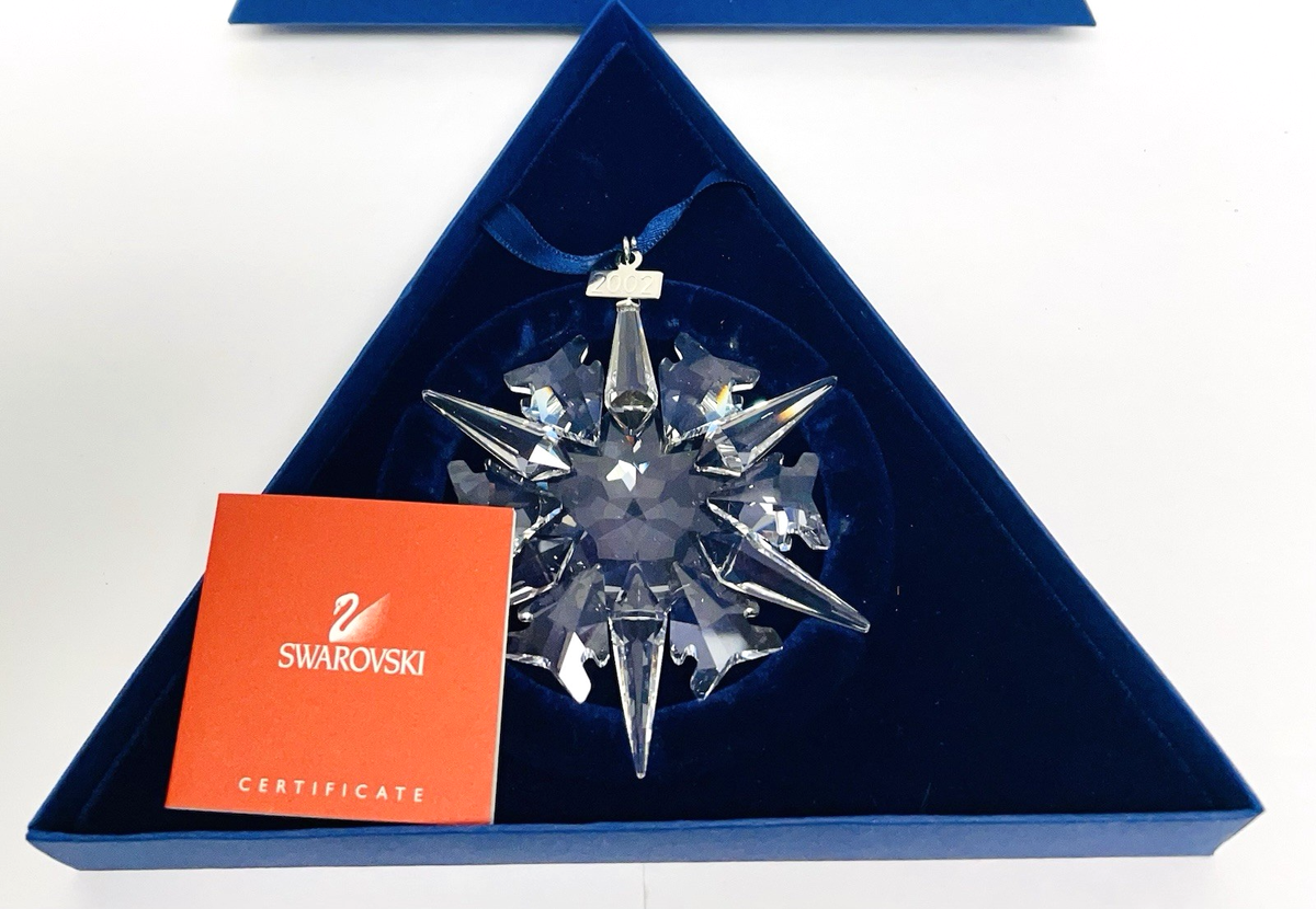 Swarovski Christmas Ornament 2002 Limited Edition (288802) for