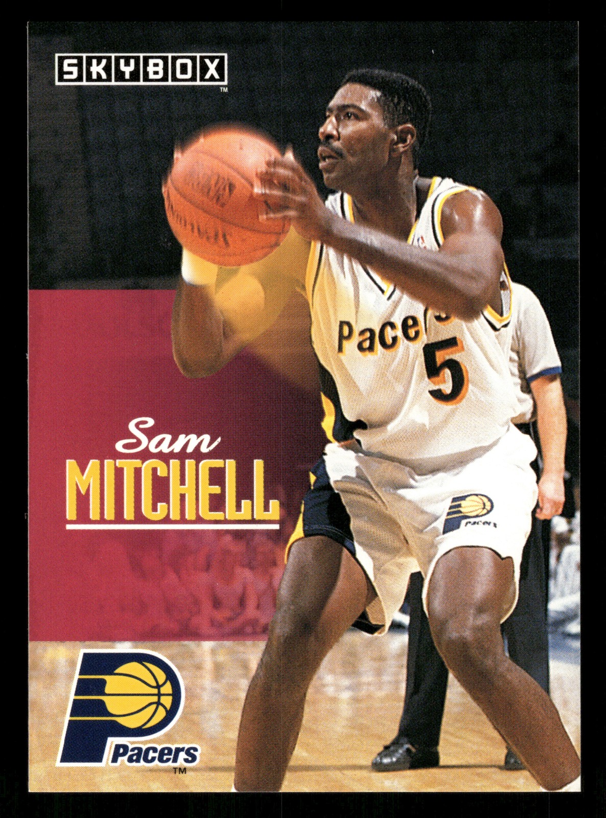 Sam Mitchell 1992-93 SkyBox #347 Indiana Pacers