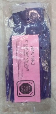 Purple Vinyl Fringe  15'' X 10' Parade Float Fringe 