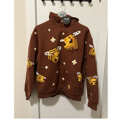 Genuine CoolShirtz Very Cool x Minecraft Bee Hoodie Size Large
