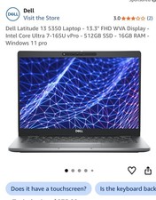 Dell Latitude 5350 13.3" FHD Ultra 7 165U 16GB 512GB WiFi 6E W11P - (P89N4)